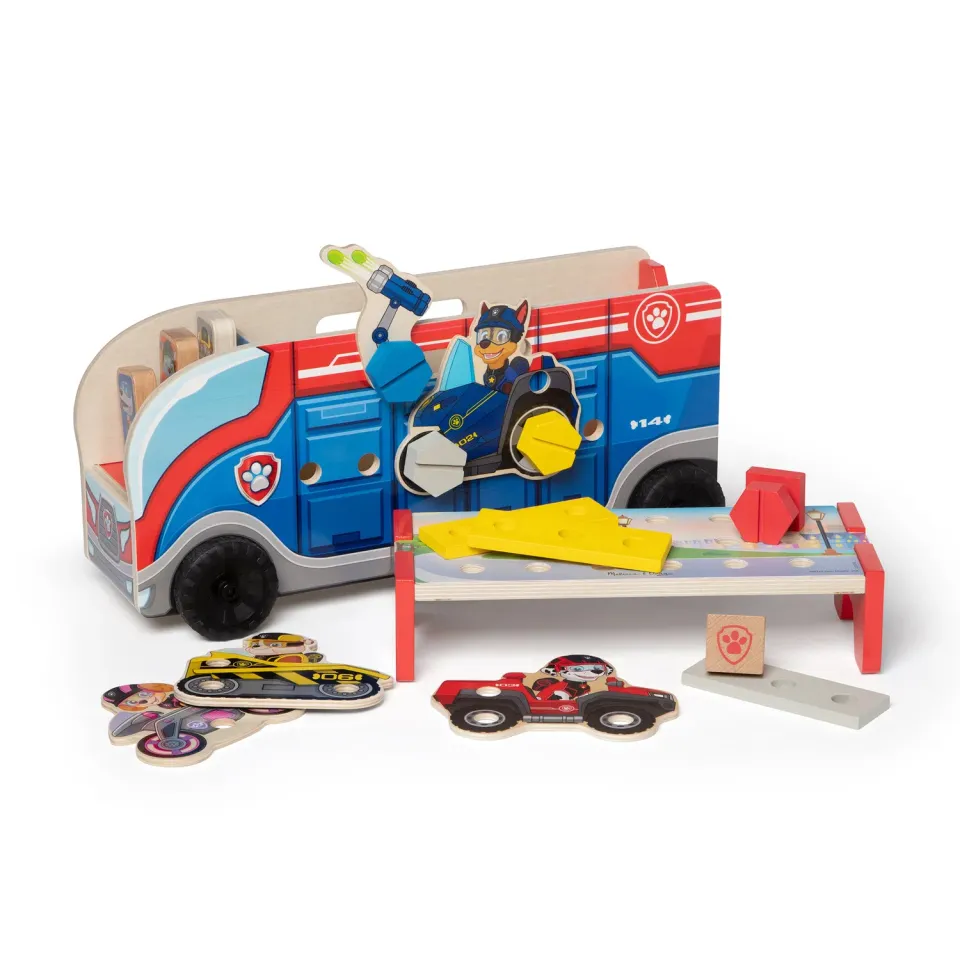 Melissa & Doug PAW Patrol Match & Build missiecruiser hout