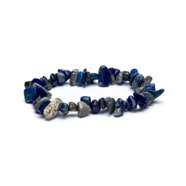 Ginger Fairy Armband Lapis Lazuli Chips Elastisch 16 cm
