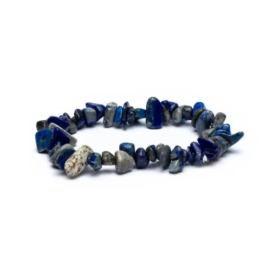 Ginger Fairy Armband Lapis Lazuli Chips Elastisch 16 cm