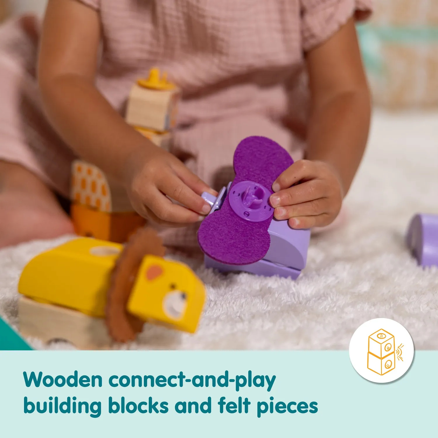 Melissa & Doug Blockables Safari bouwblokken hout