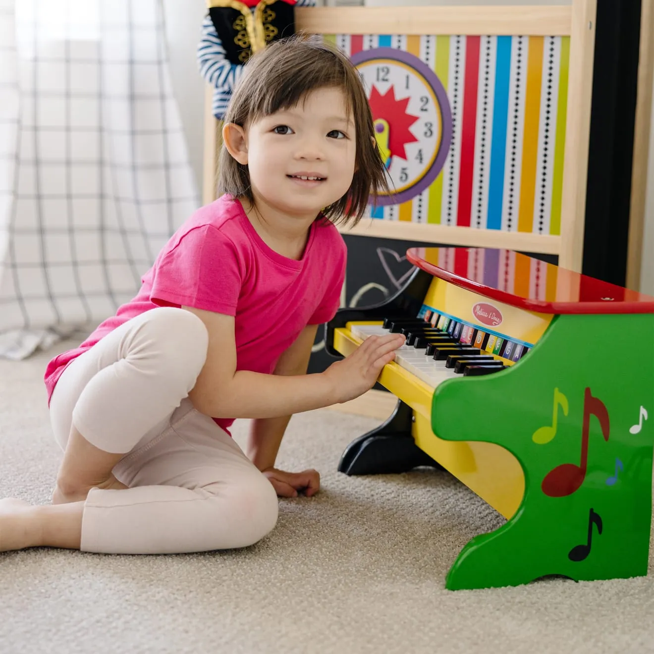 Melissa & Doug Learn-to-Play piano 25 toetsen hout