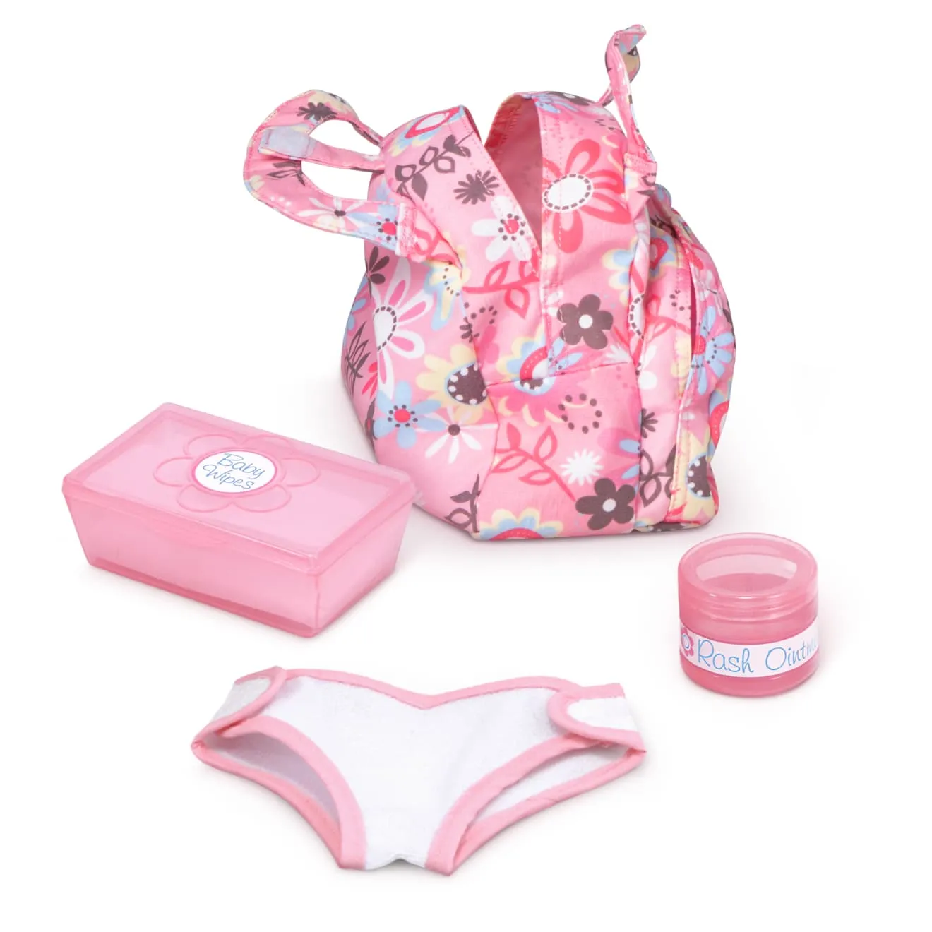 Melissa & Doug Mine to Love luiertas poppenset bloemen
