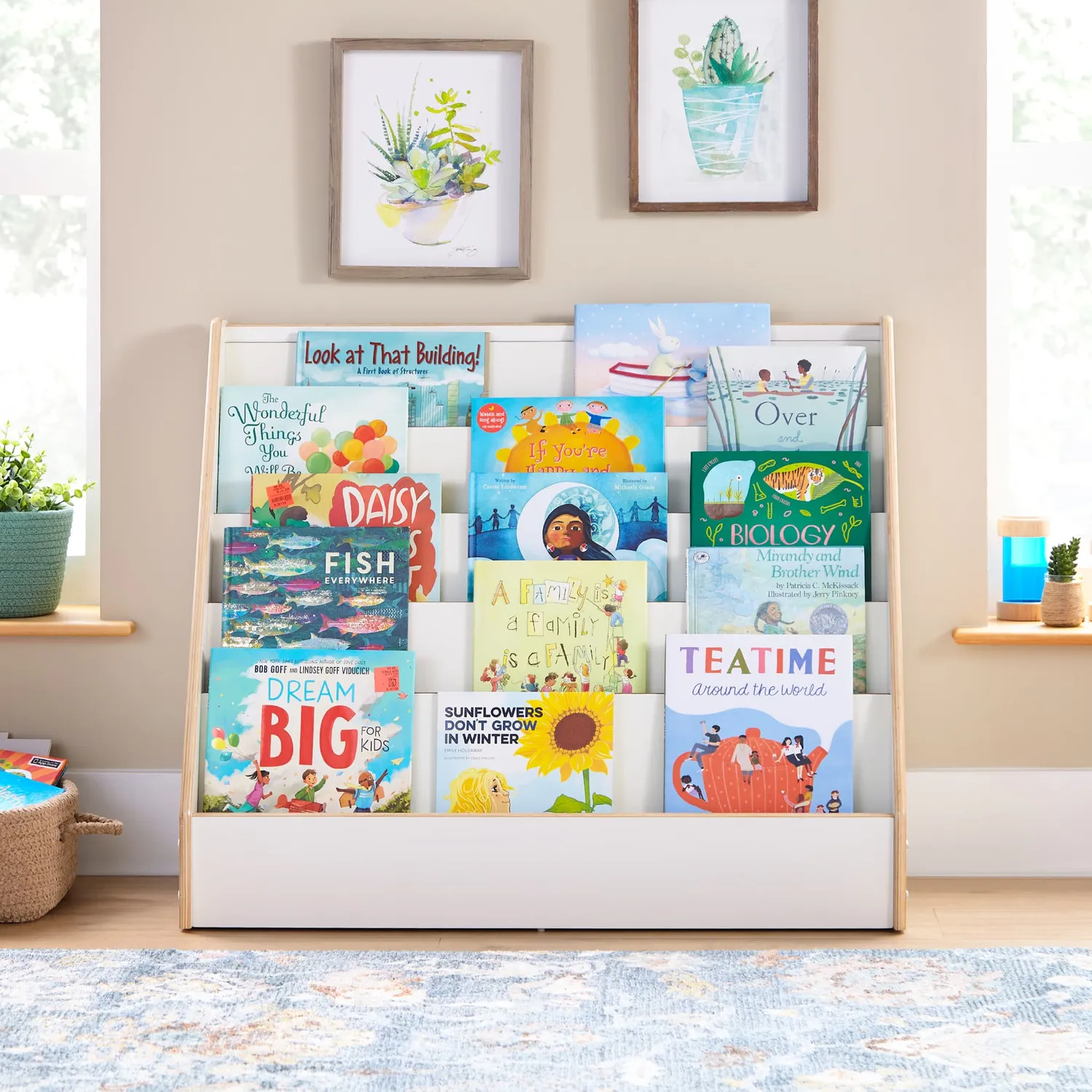 Guidecraft EdQ Book Display boekenkast wit