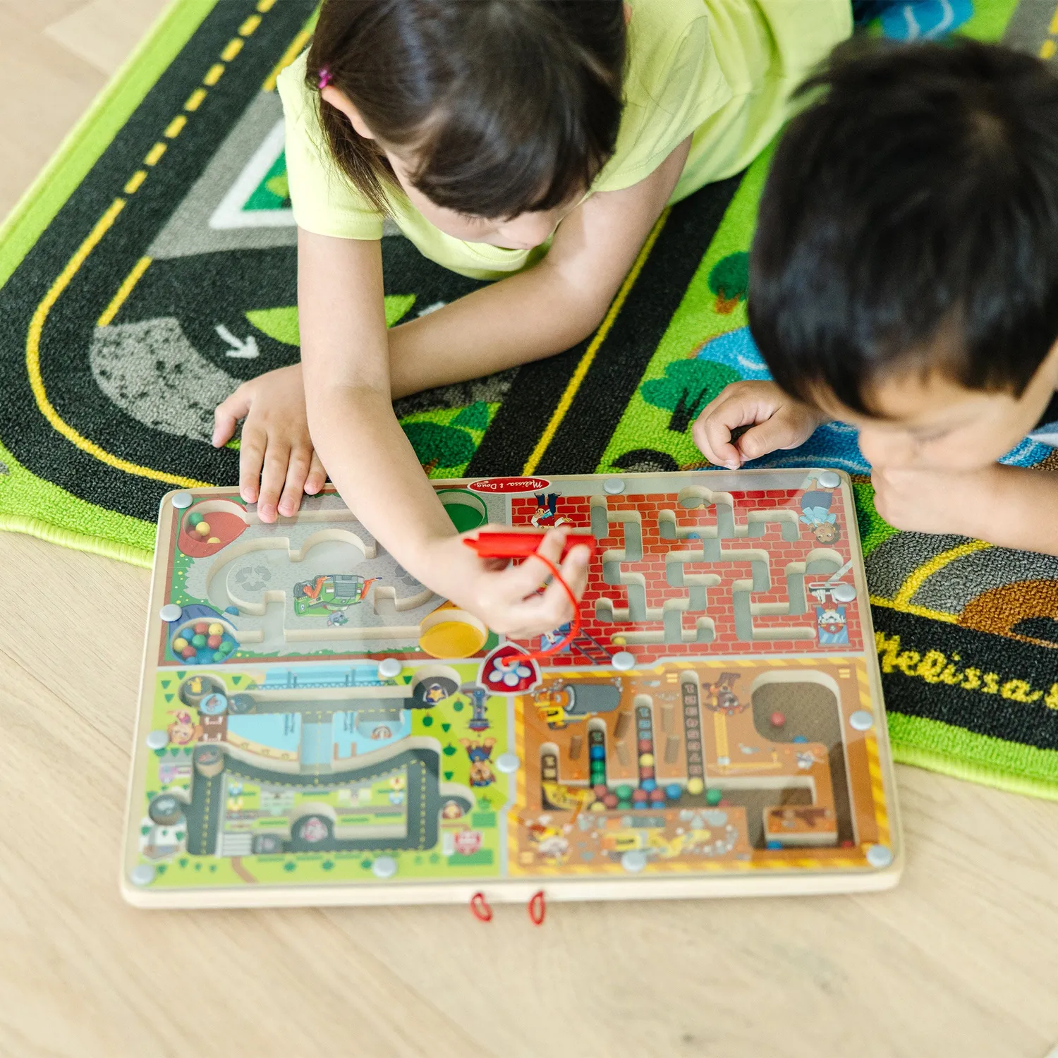 Melissa & Doug PAW Patrol magneet doolhof 4-in-1 hout