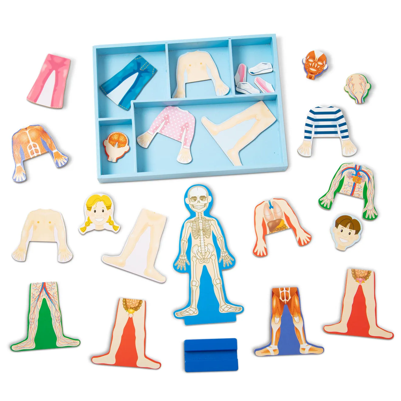 Melissa & Doug Magnetic Menselijk Lichaam magneetset 24dlg