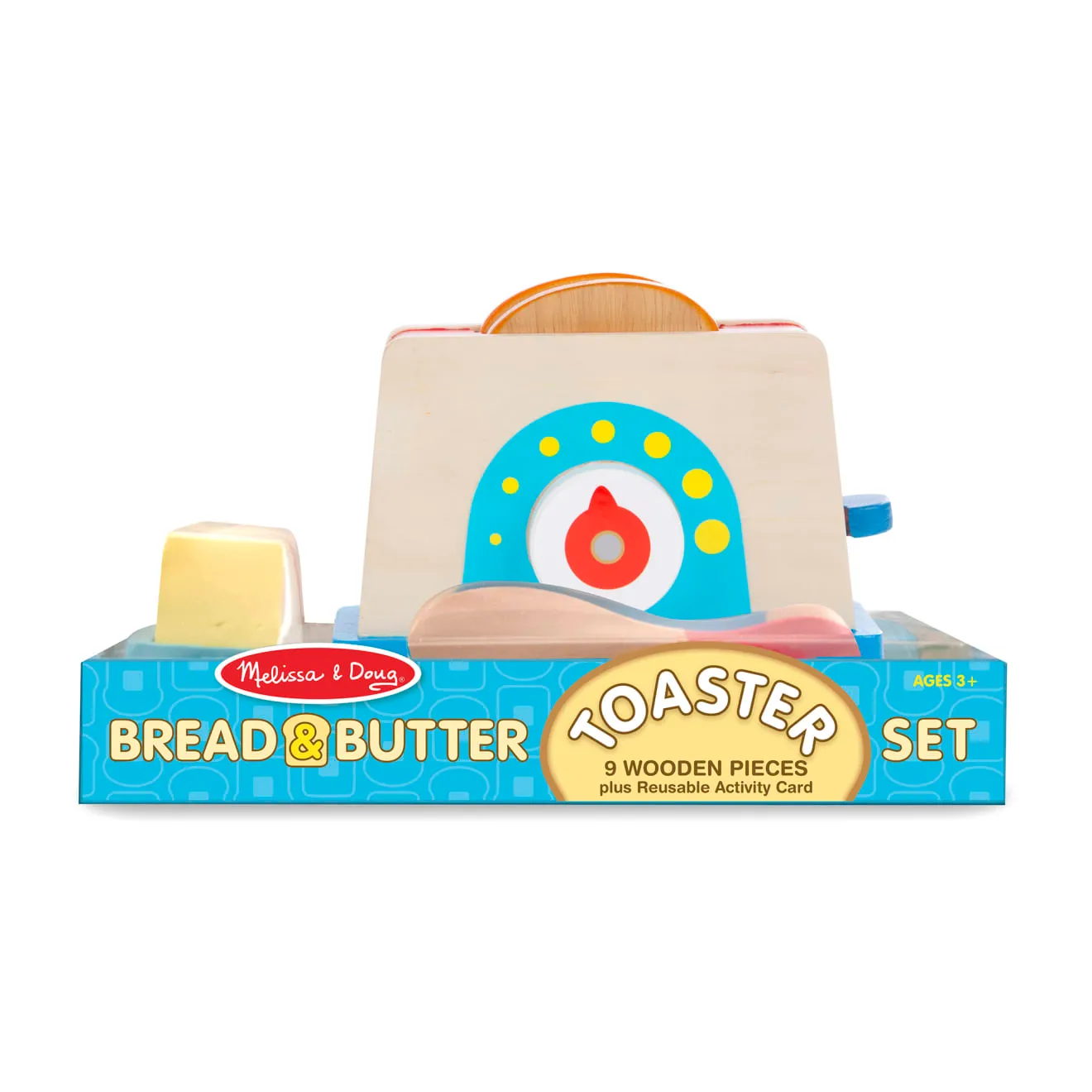 Melissa & Doug Bread & Butter Toast houten broodrooster speelset