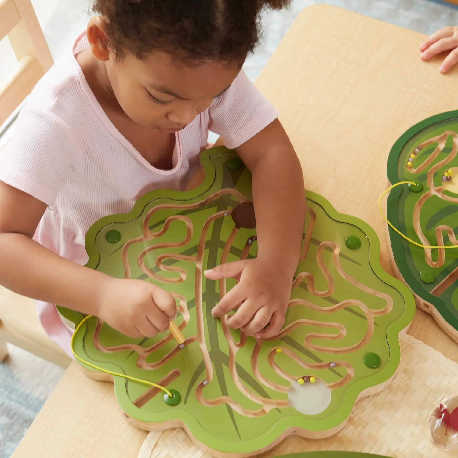 Guidecraft Nature's Paths magneet doolhof blad set van 3