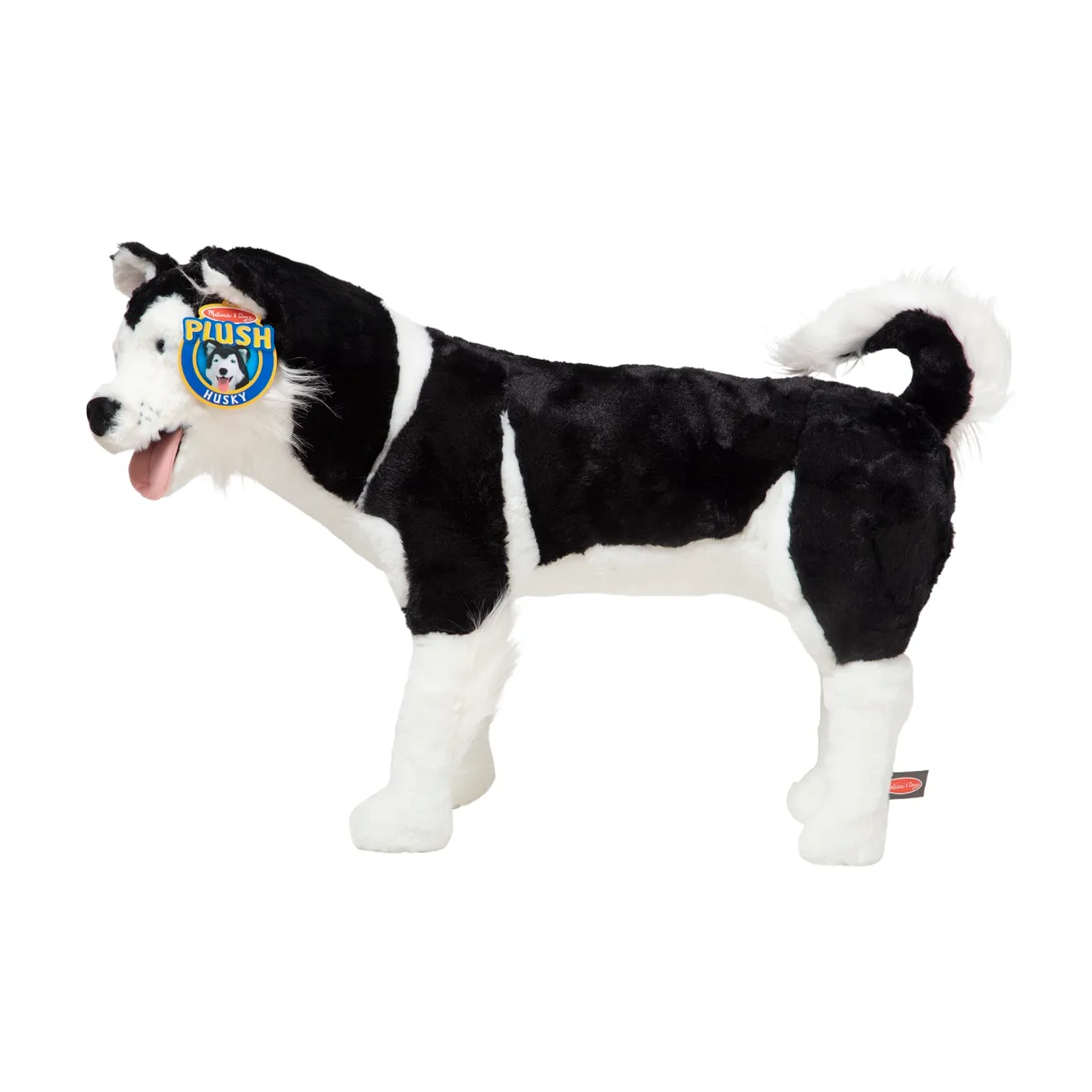 Melissa & Doug Husky knuffel groot levensecht 3-5 jaar