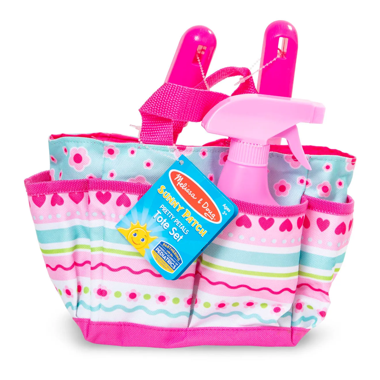Melissa & Doug Pretty Petals Tote Set tuinset met tas