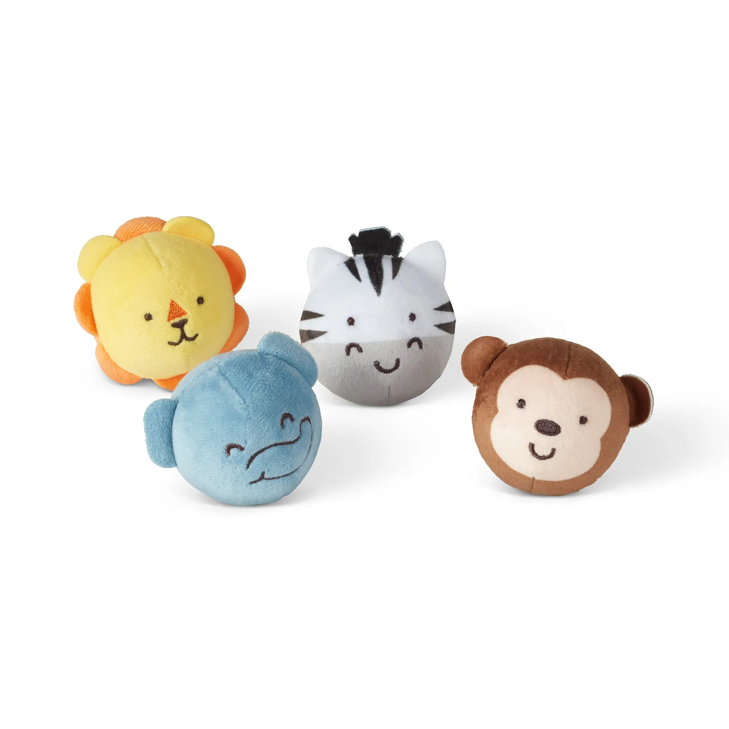Melissa & Doug Rollables Safari Friends Knuffelbal 4-pack
