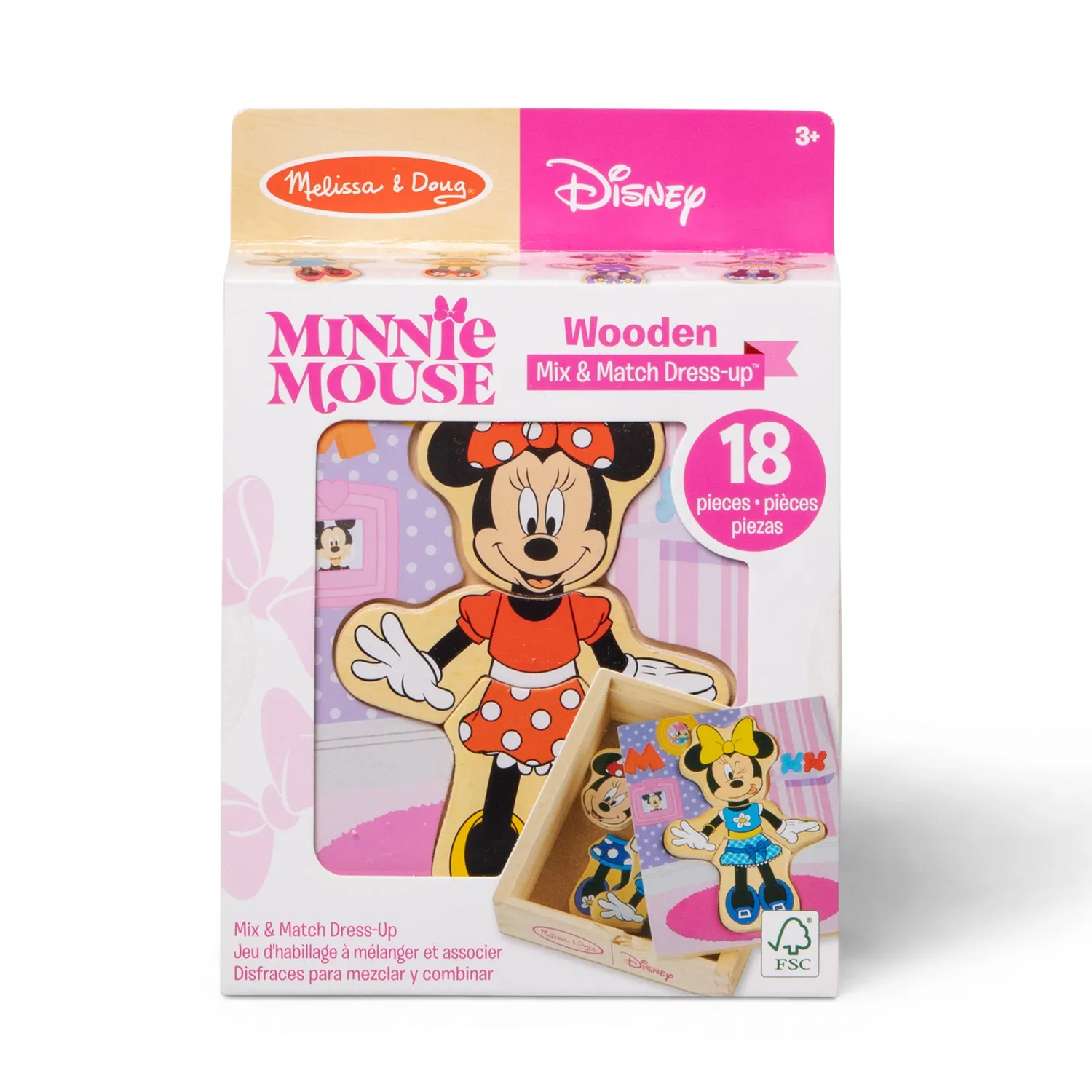 Melissa & Doug Minnie Mouse Mix & Match aankleedpuzzel