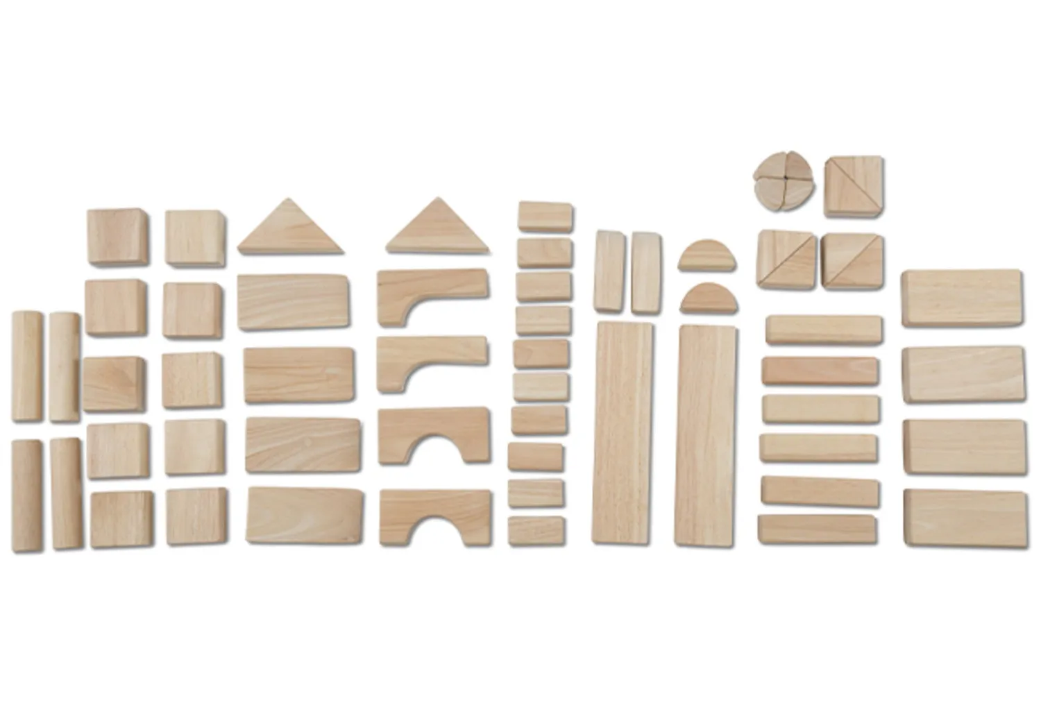 Melissa & Doug Standard Unit Blocks blokken 60 houten kist