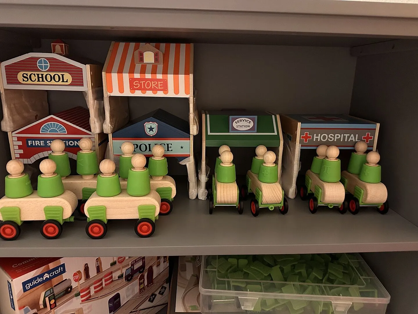 Guidecraft Wooden Dump Truck houten kiepwagen groot