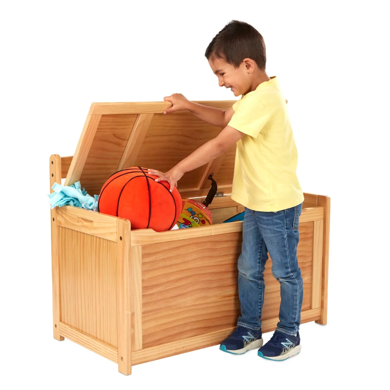 Melissa & Doug houten speelgoedkist Honey opbergkist 234 liter