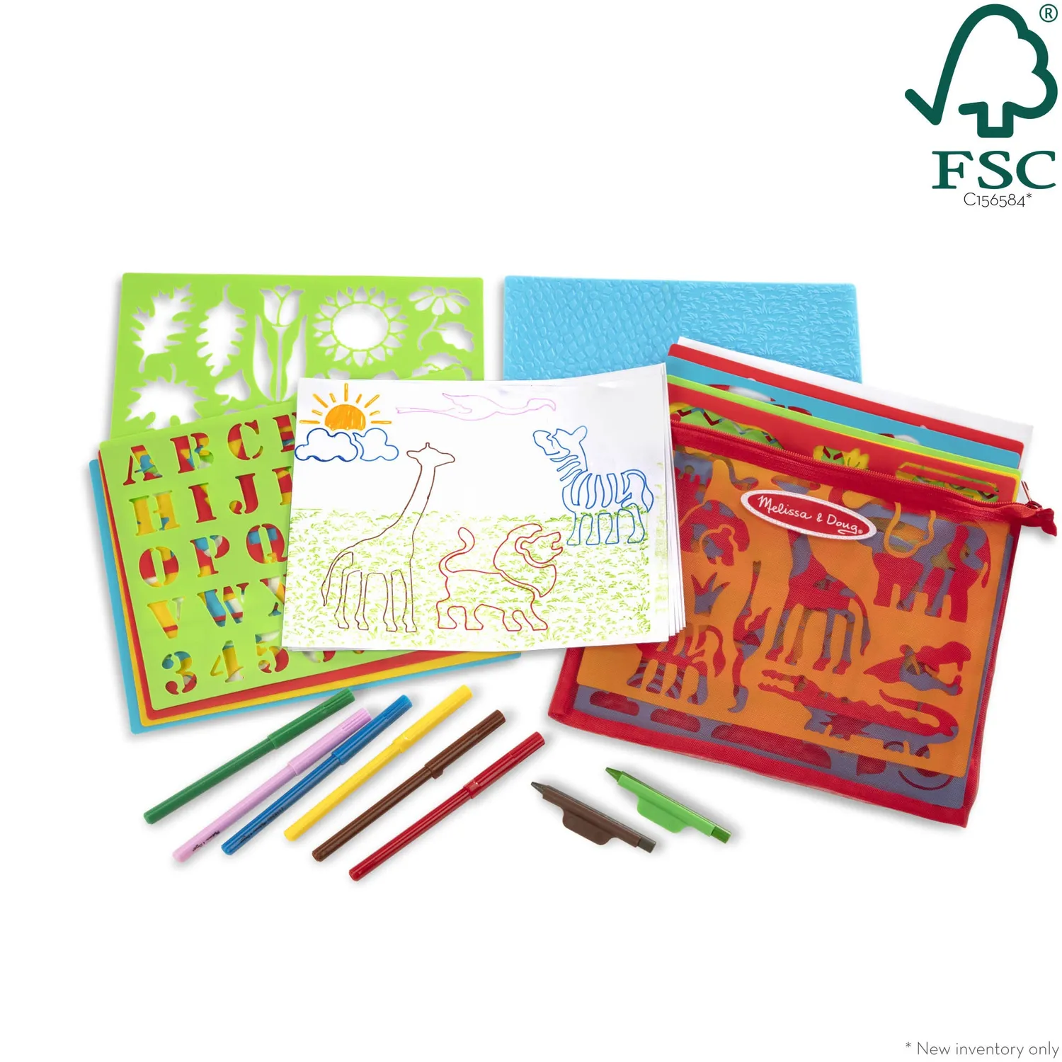 Melissa & Doug Created by Me! stencilset 170 designs
