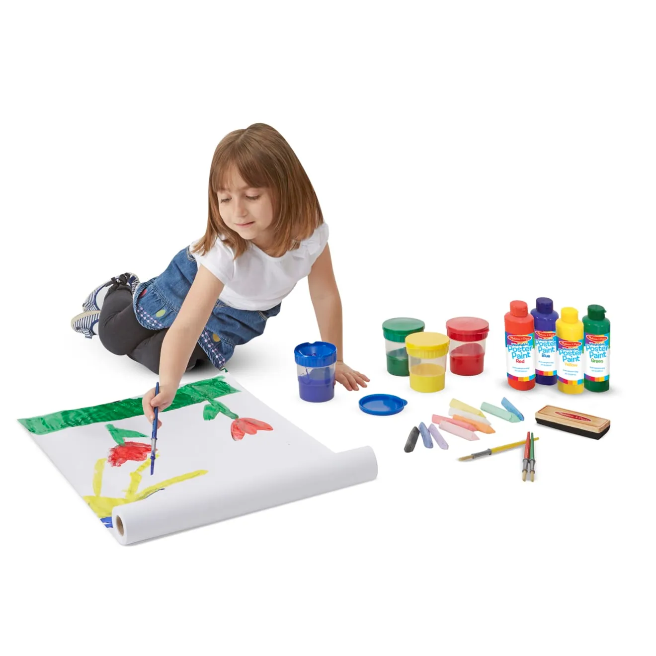 Melissa & Doug Easel Companion Accessory Set schilderset verf