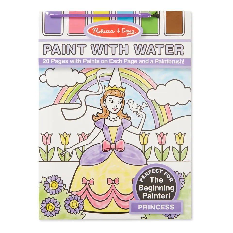 Melissa & Doug Paint With Water Princess verfboek