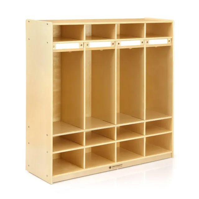 Guidecraft 4-Section Locker opbergkast berken 122 cm