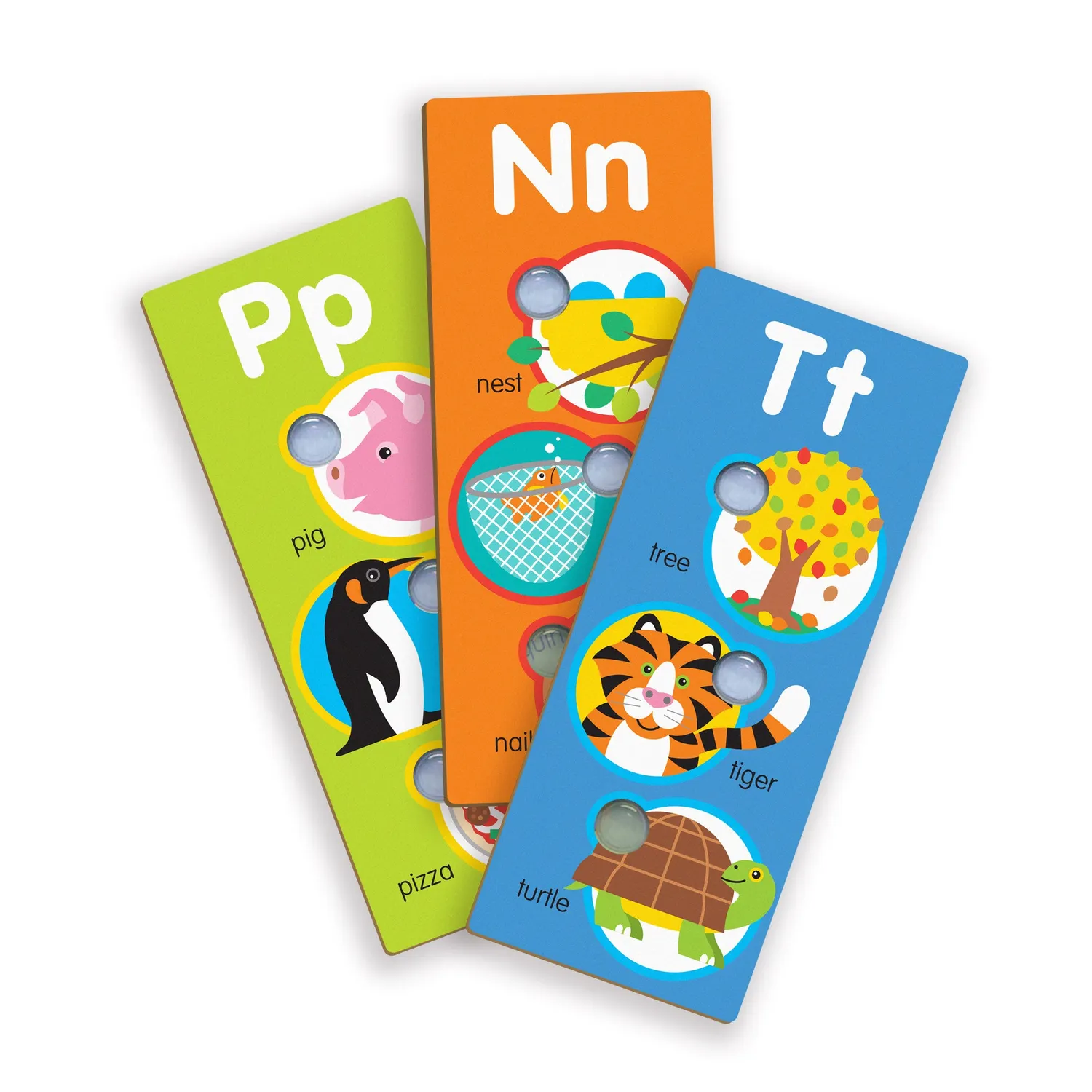 Melissa & Doug Poke-A-Dot Jumbo Alphabet leerkaarten A-Z