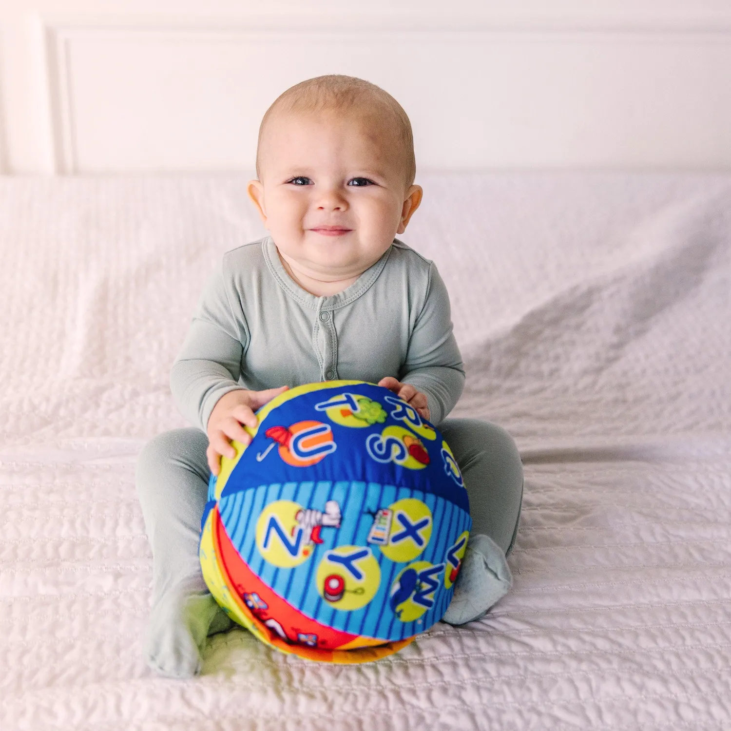 Melissa & Doug K’s Kids 2-in-1 Talking Ball babybal stof