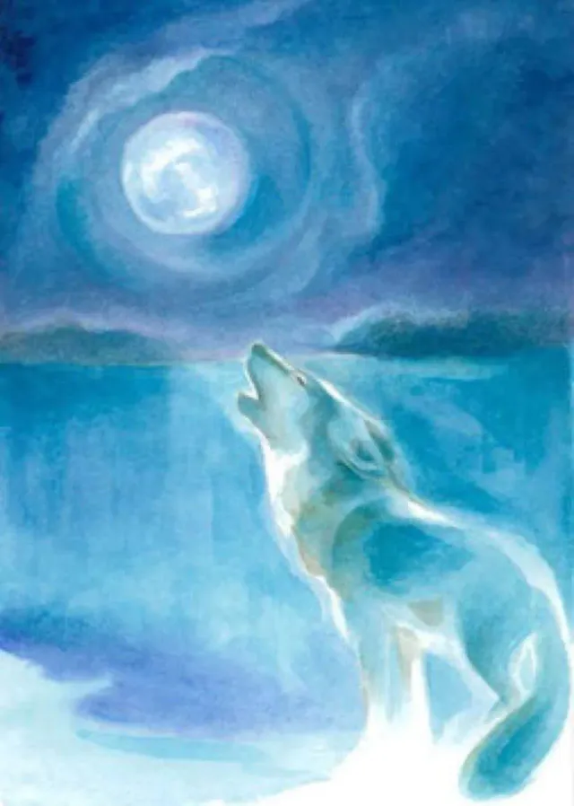 Ginger Fairy Marie-Laure Viriot Wolf dierenkaart 10x15 stevig