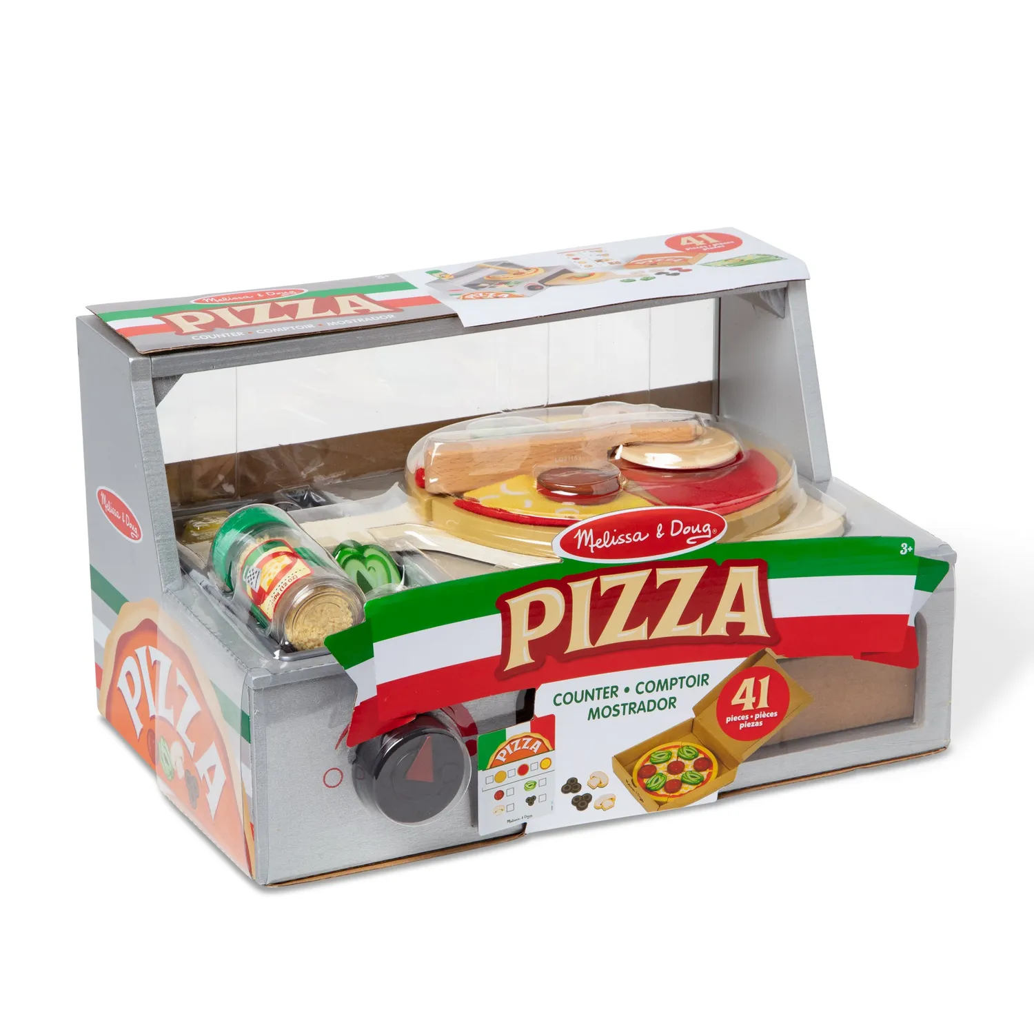 Melissa & Doug Top & Bake Pizza Counter speelset 41-delig