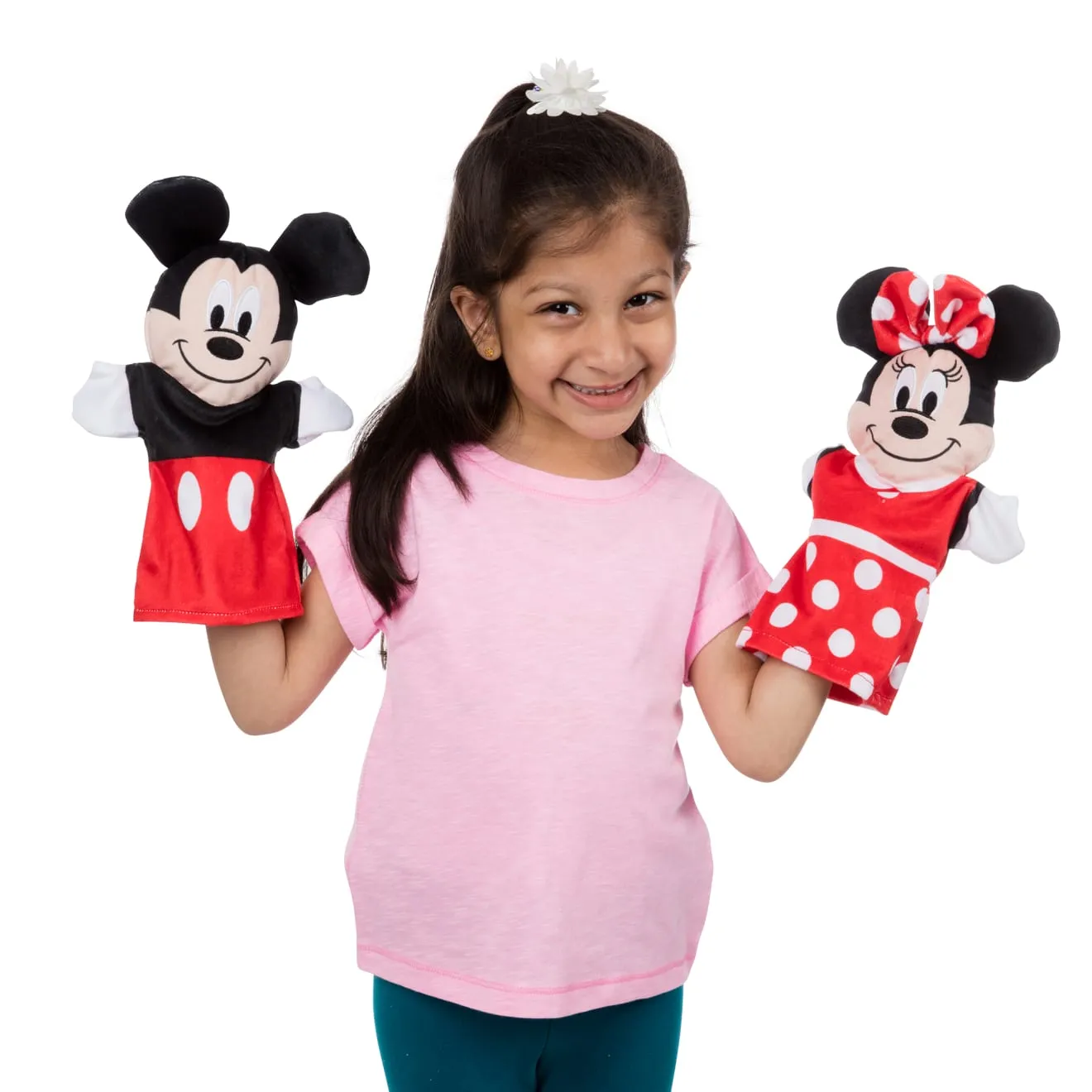 Melissa & Doug Mickey Mouse Friends handpoppen 4 stuks zacht