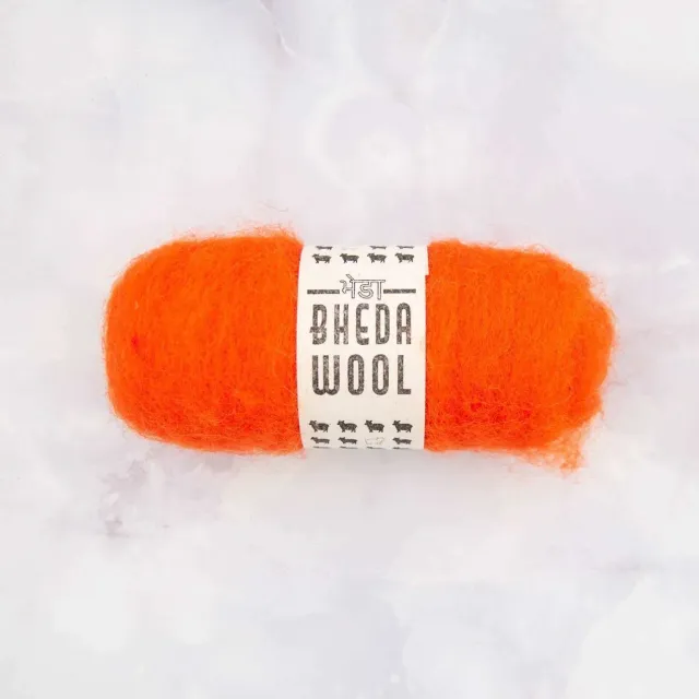 Ginger Fairy Bhedawol viltwol lichtoranje 25 gram