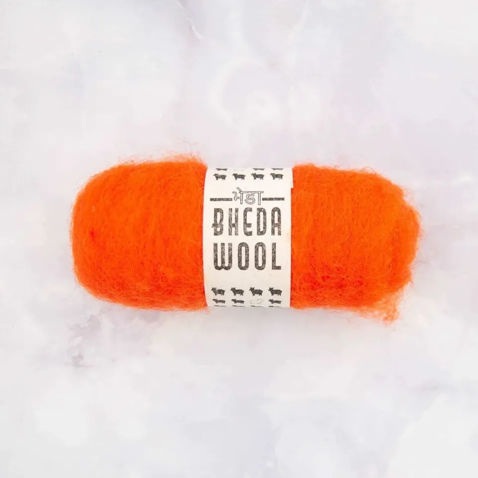 Ginger Fairy Bhedawol viltwol lichtoranje 25 gram