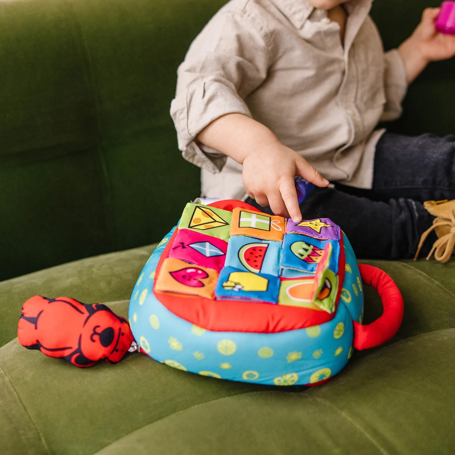 Melissa & Doug K's Kids Take-Along vormenstoof baby 9 vormen