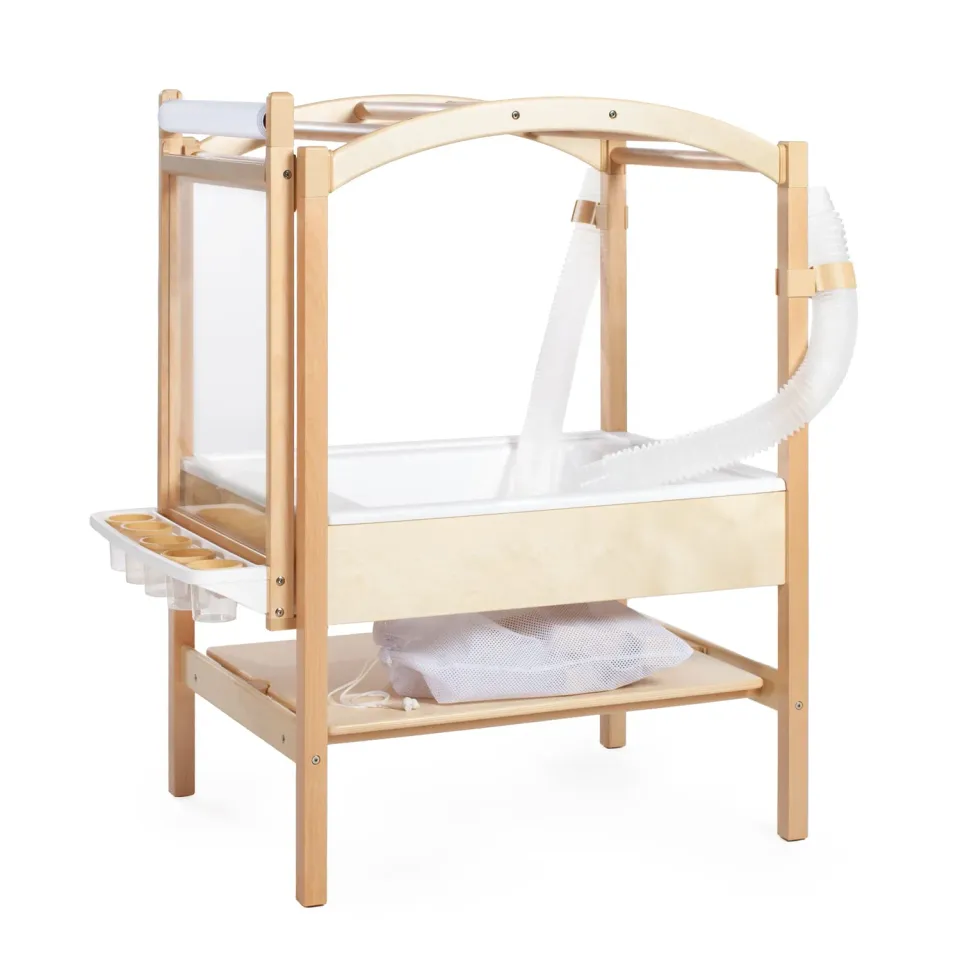 Guidecraft Sensory System Table with Canopy and Tubes Clips Easel sensortafel