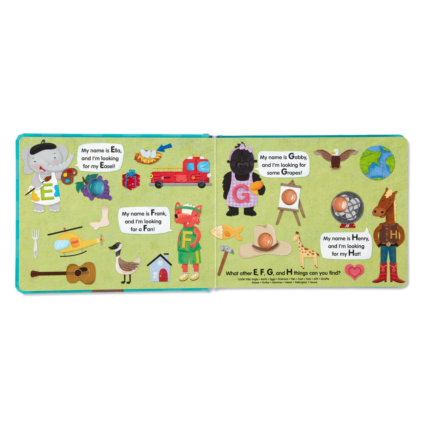 Melissa & Doug Poke-a-Dot ABC zoekboek met klikknopjes