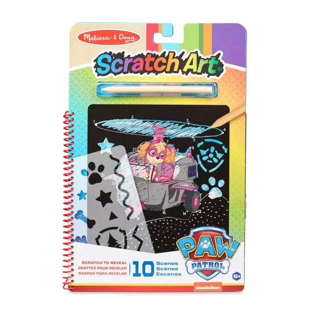 Melissa & Doug PAW Patrol Skye krasblok met pen