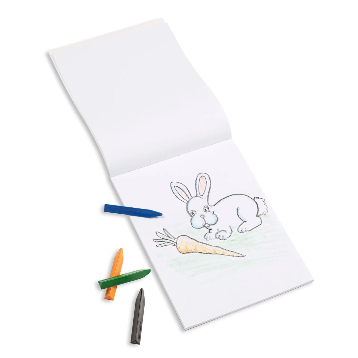 Melissa & Doug Tekenpapier Tekenblok 23x30 cm wit