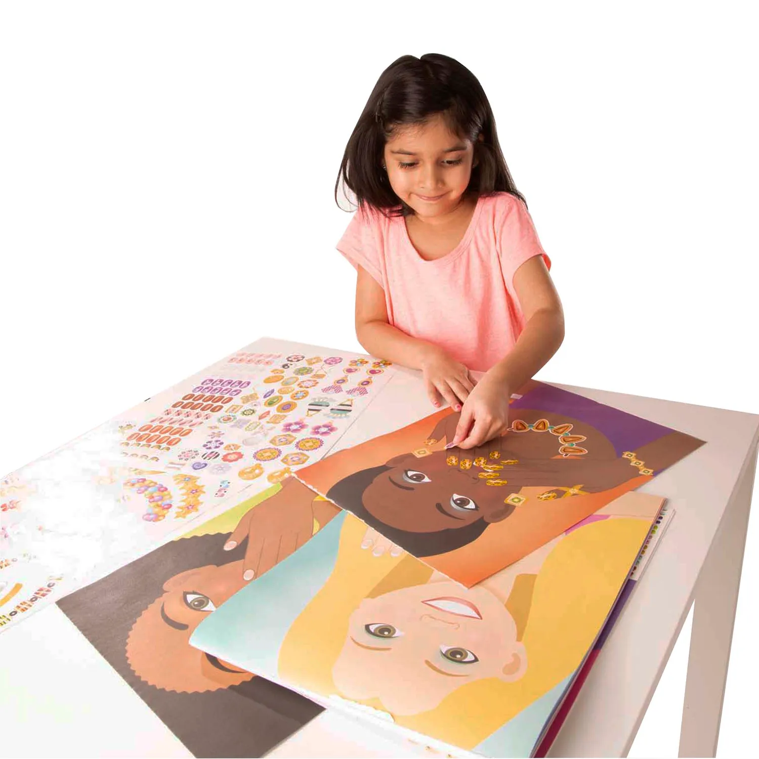 Melissa & Doug Jewelry Nails Glitter stickerboek 360+ sieraden