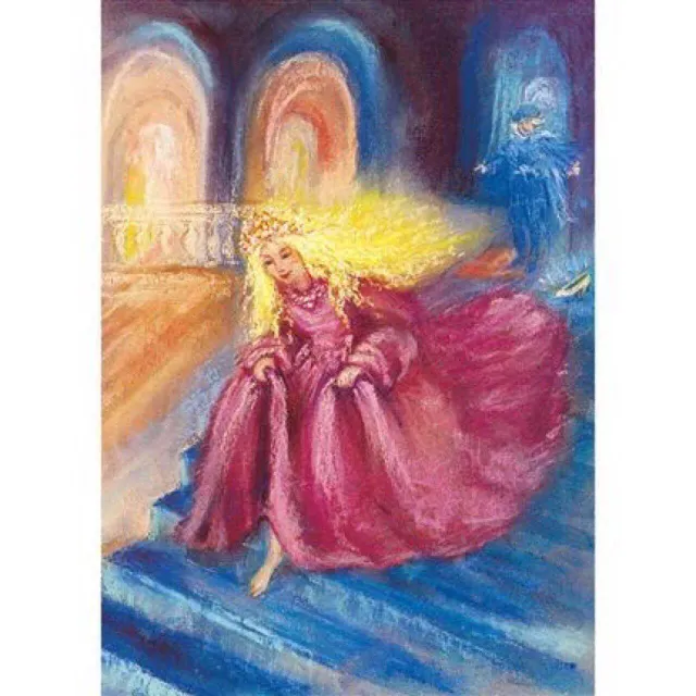 Ginger Fairy Marjan van Zeyl Assepoester ansichtkaart 10,5x15