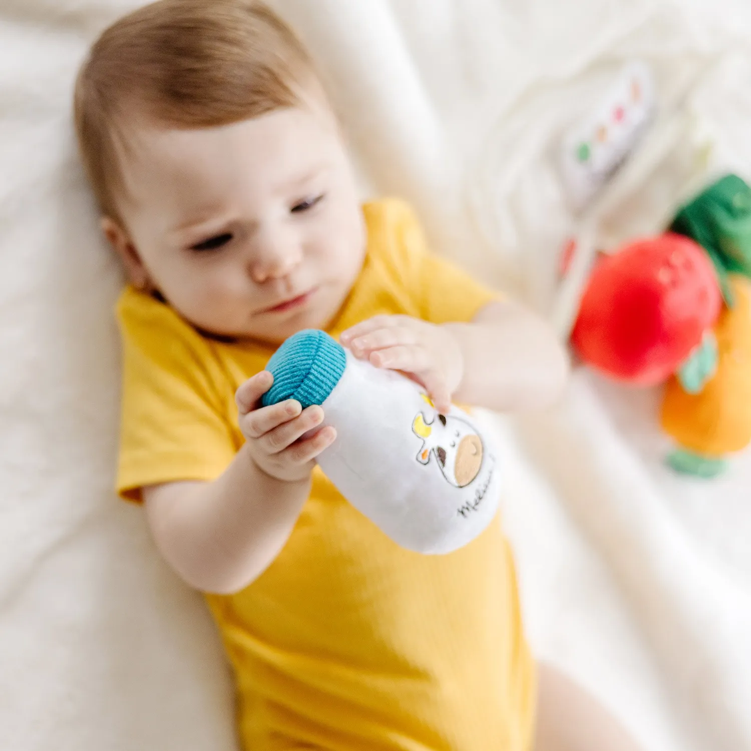Melissa & Doug Market Basket Fill & Spill voeltasje 0-12m