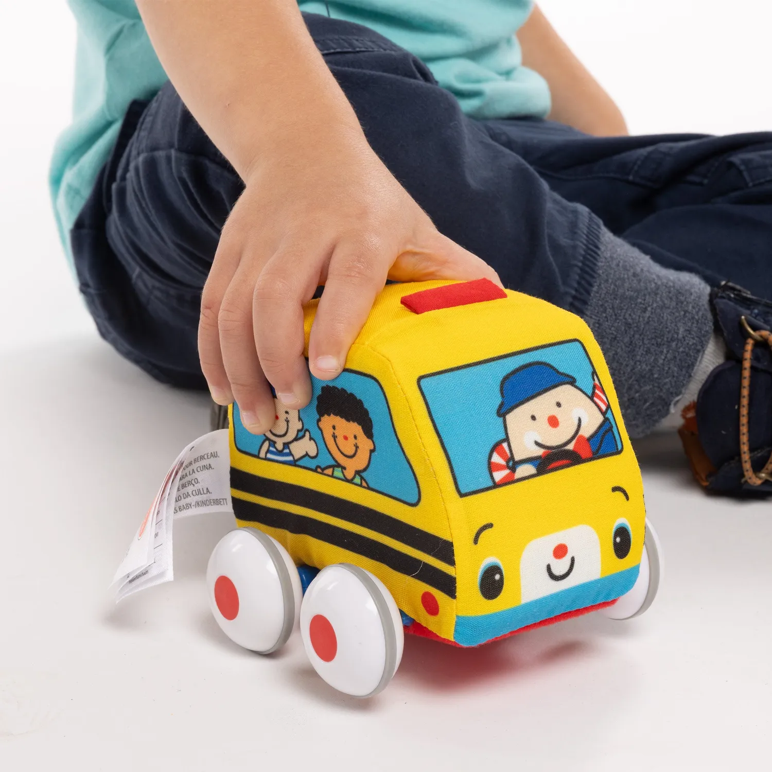 Melissa & Doug K's Kids pull-back autos zacht 4 stuks
