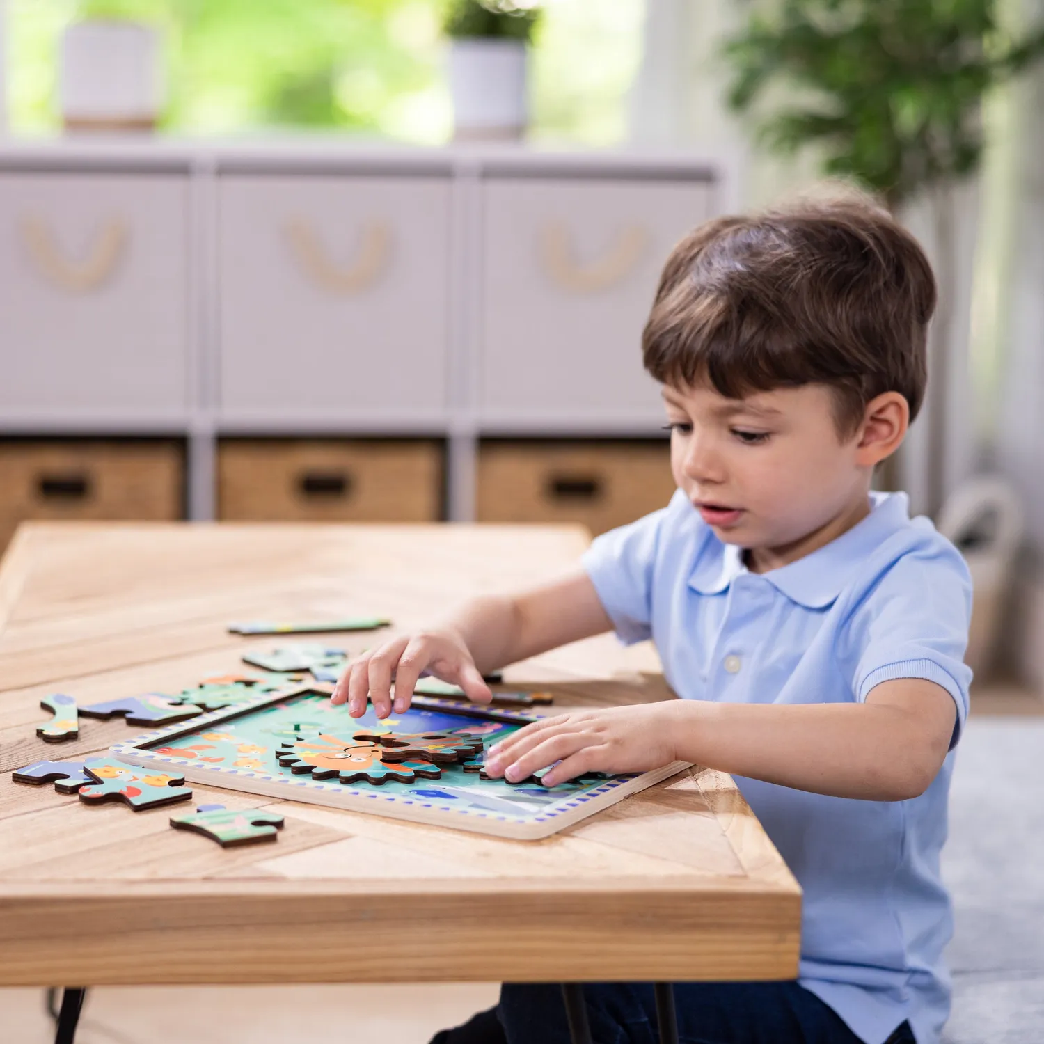 Melissa & Doug Underwater Gear houten puzzel 18 stukjes 3+