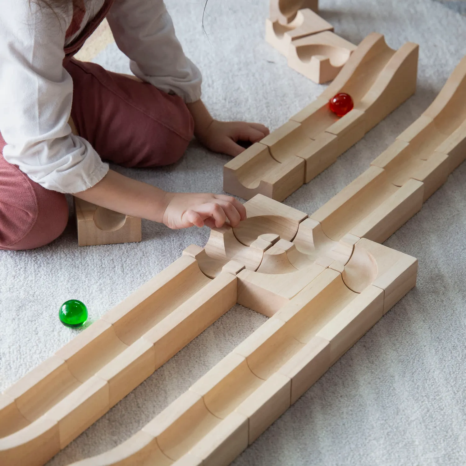 Guidecraft Unit Block Knikkerbaan 40-delig Hout STEM