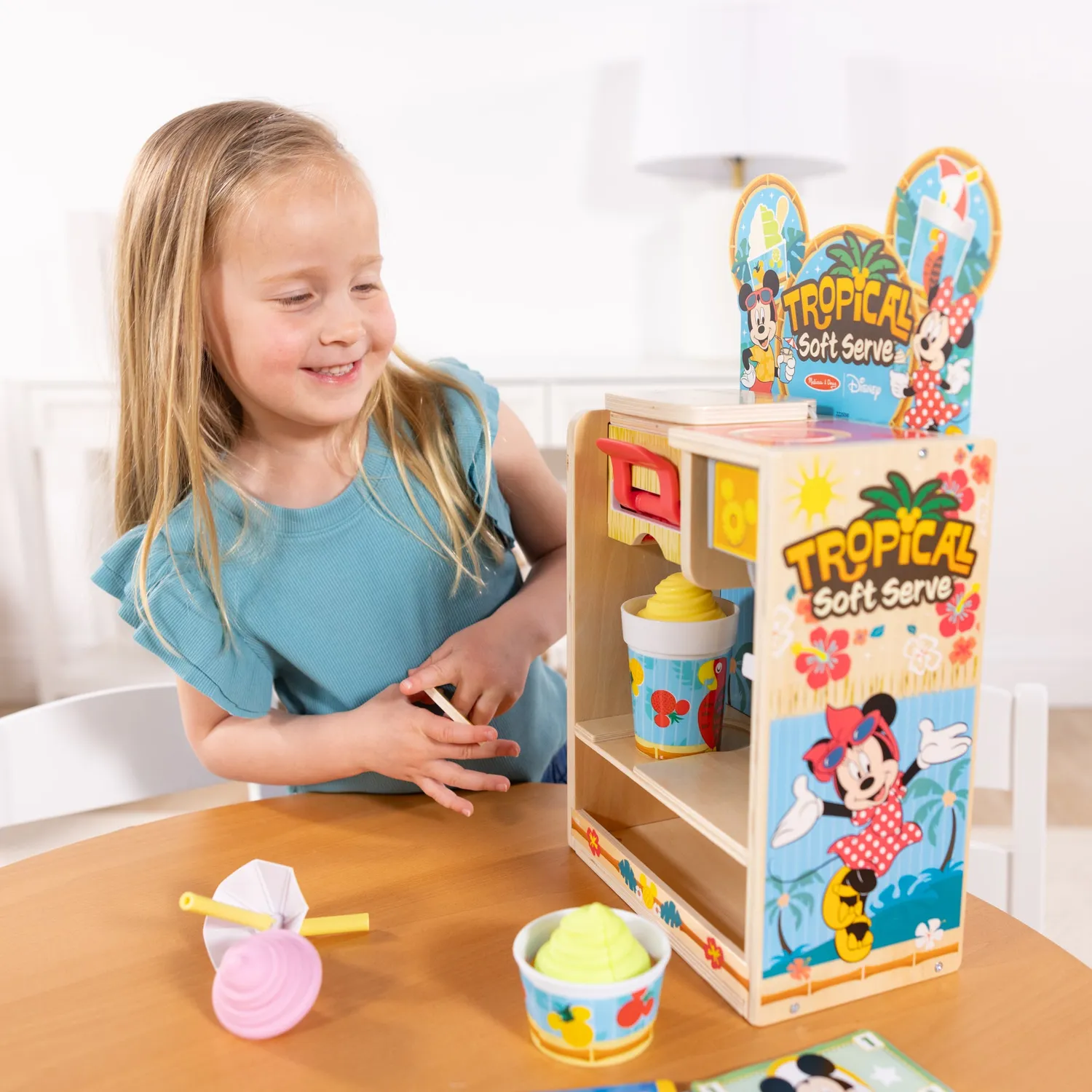 Melissa & Doug Disney Softijs Houten Speelset 23-delig