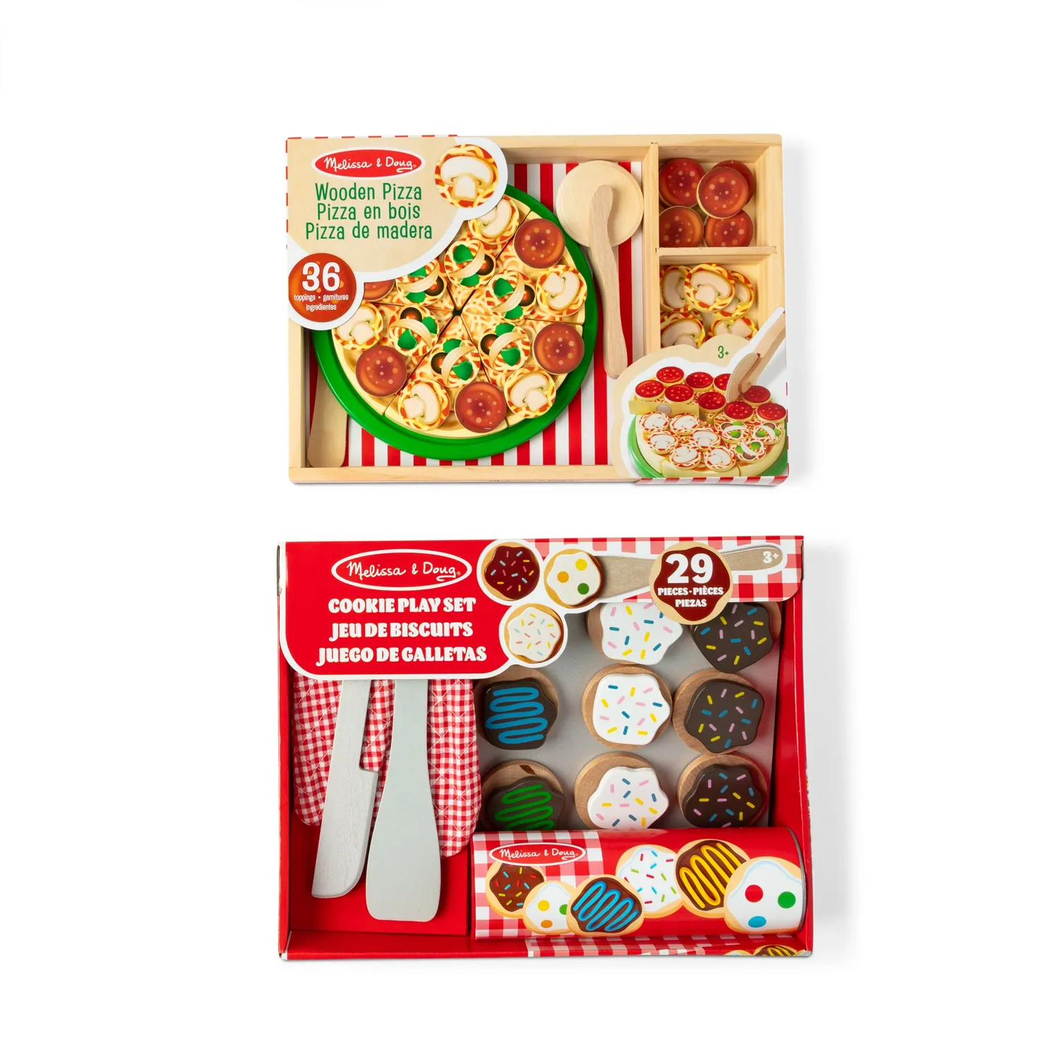 Melissa & Doug Pizza Koekjes speelset hout 2-delig