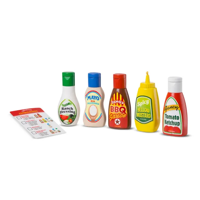 Melissa & Doug Favorite Condiments speelvoedsel 5 delig