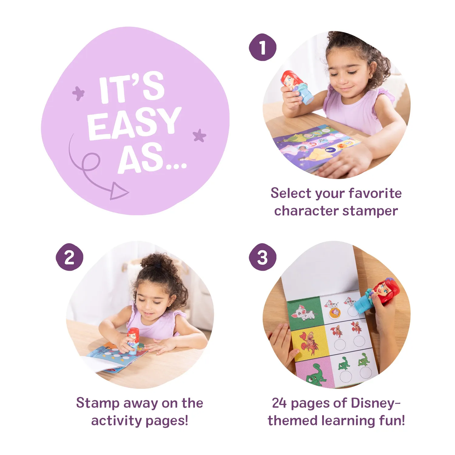 Melissa & Doug Sticker WOW Ariel stickerboek stempel