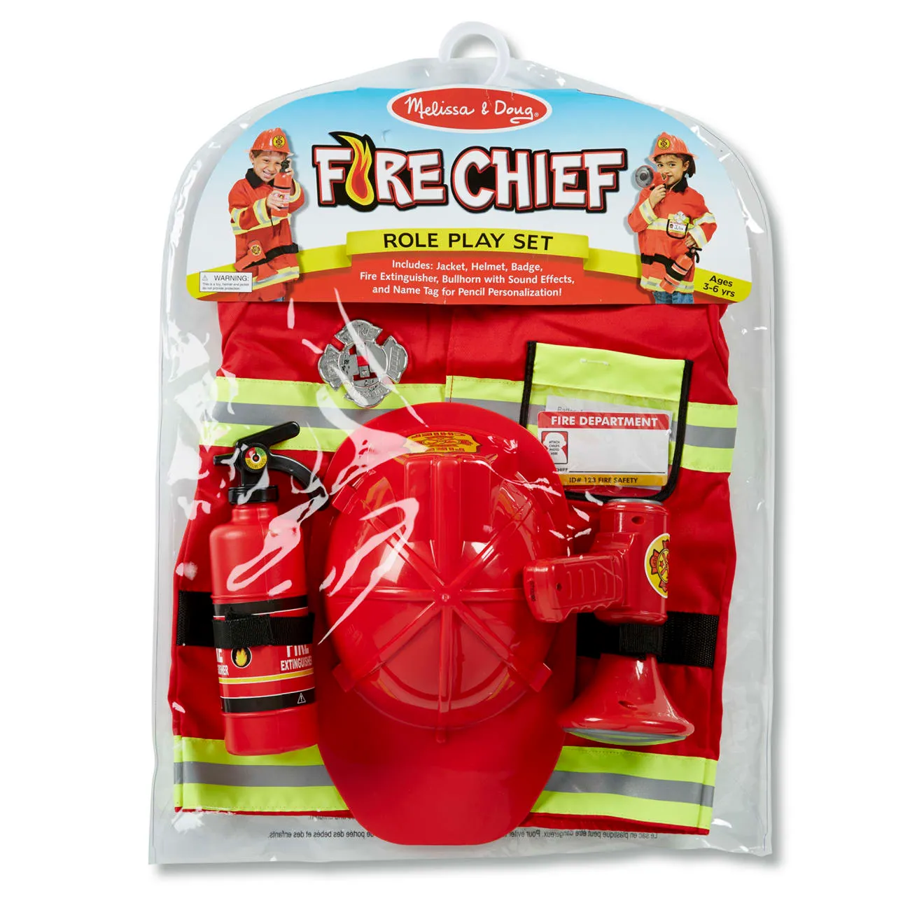 Melissa & Doug Fire Chief verkleedset brandweer 3-6 jaar