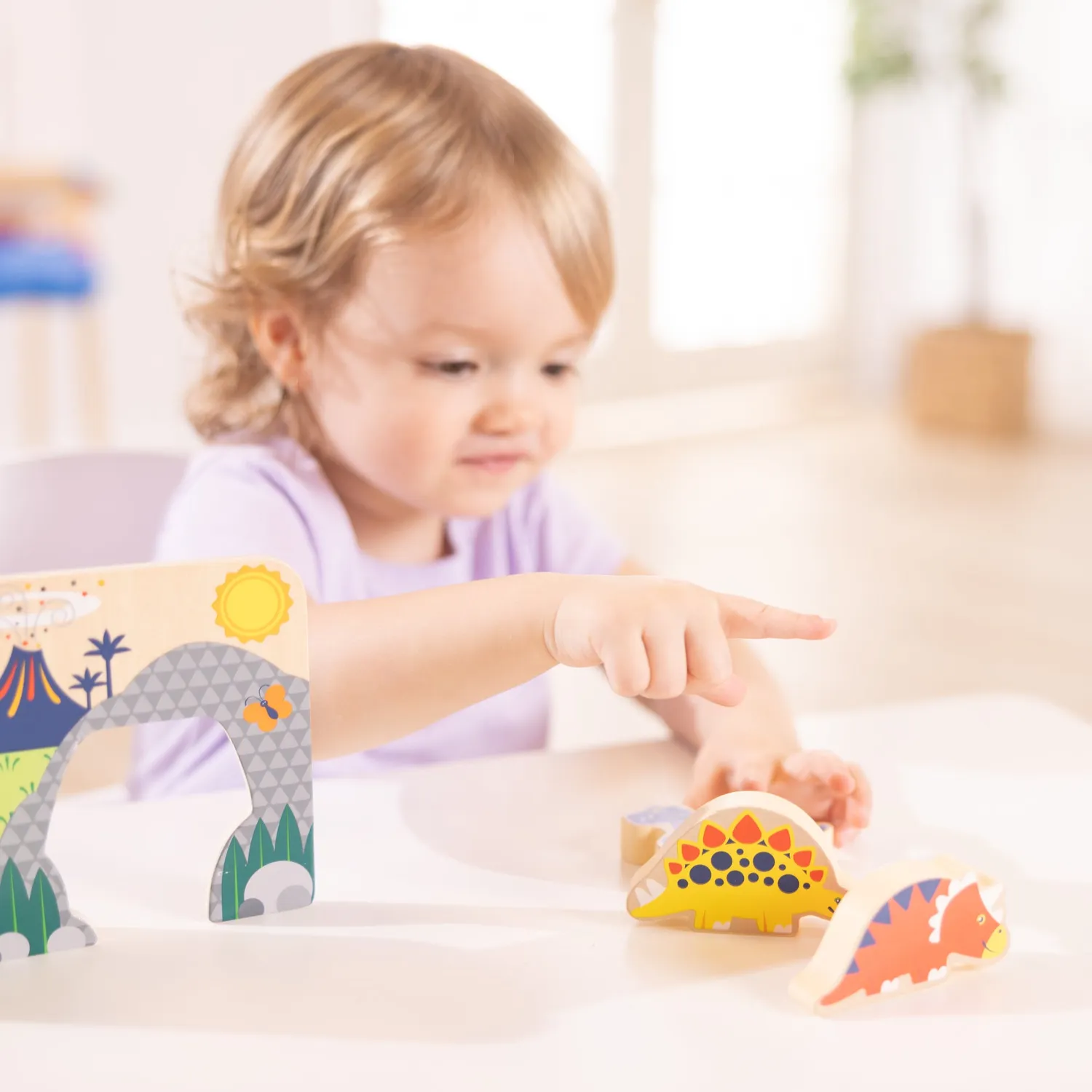 Melissa & Doug Houten Dinosaurussen Speelset 3 dino’s
