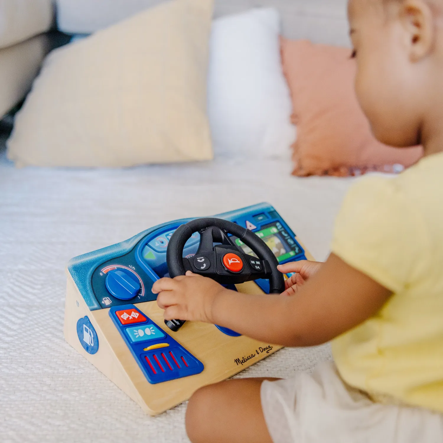 Melissa & Doug Vroom & Zoom dashboard speelgoed houten