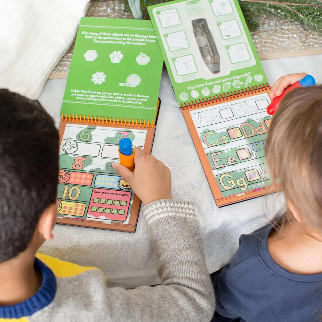 Melissa & Doug Water Wow kleurboek dieren set 3 stuks herbruikbaar