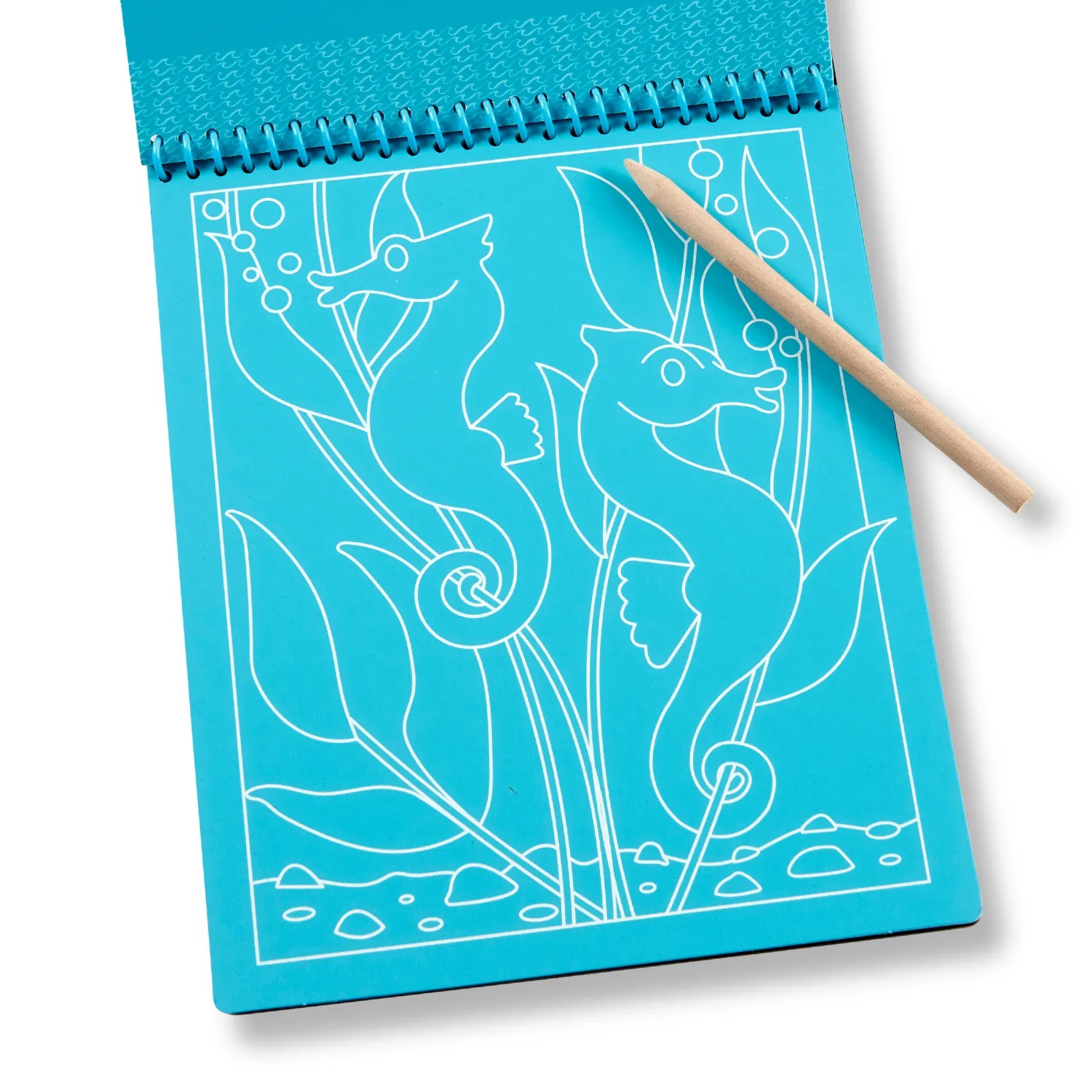 Melissa & Doug On the Go Sea Life krasboek 12 scènes