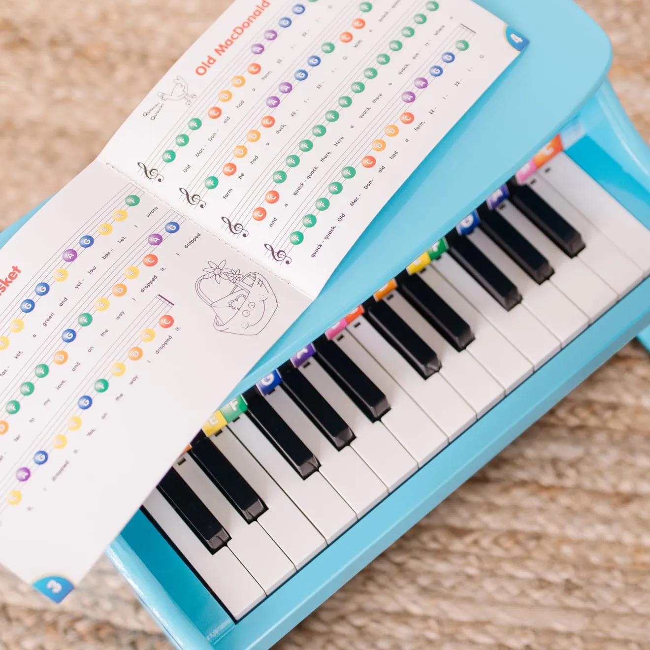 Melissa & Doug Blue Piano Speelgoedpiano 25 Toetsen Blauw